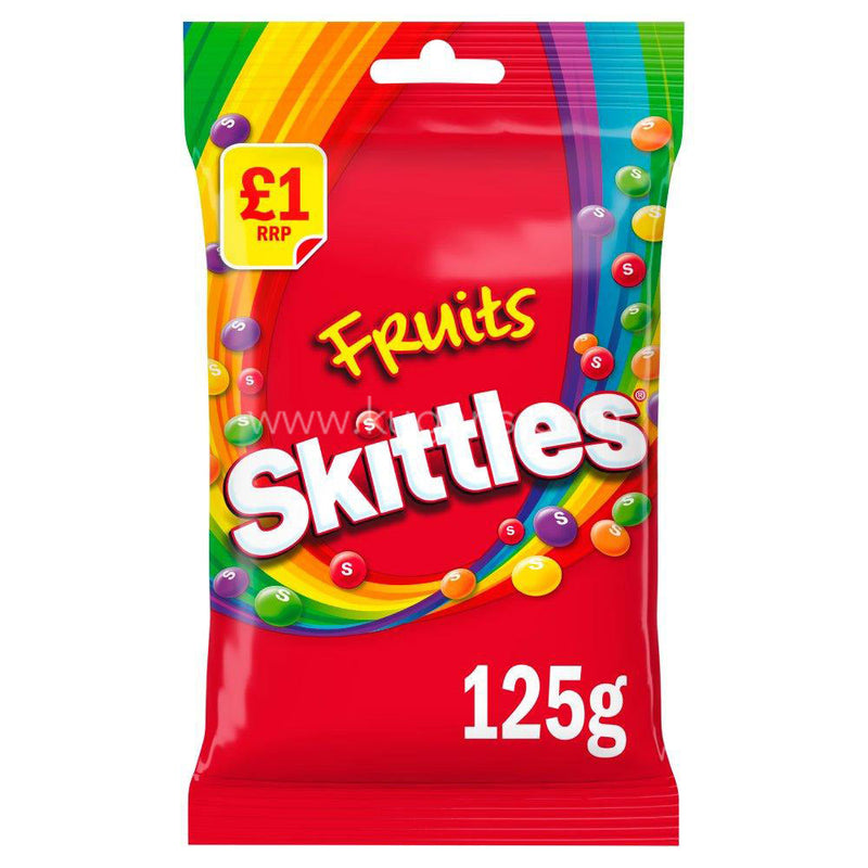 SKITTLES FRUITS SWEETS 125G