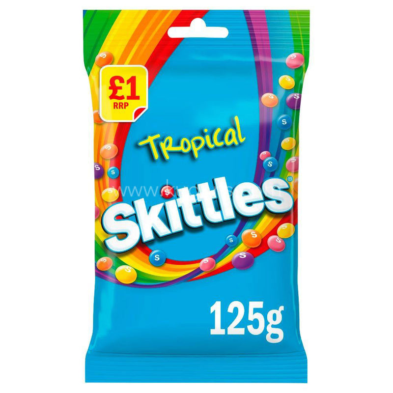 SKITTLES TROPICAL 125G