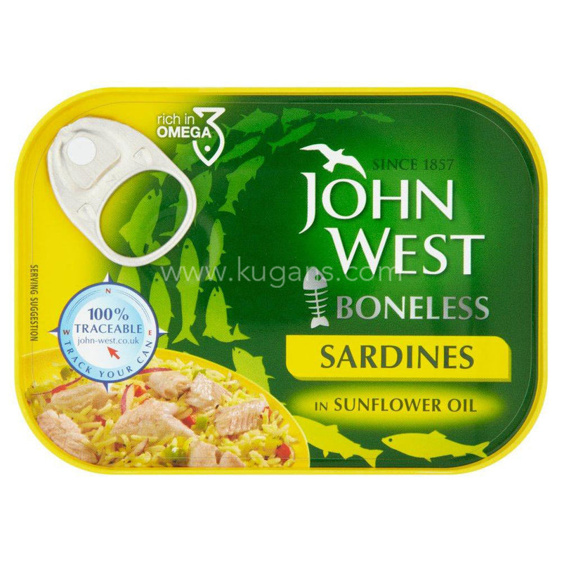 JW BONELLES SARDINES SUN OIL