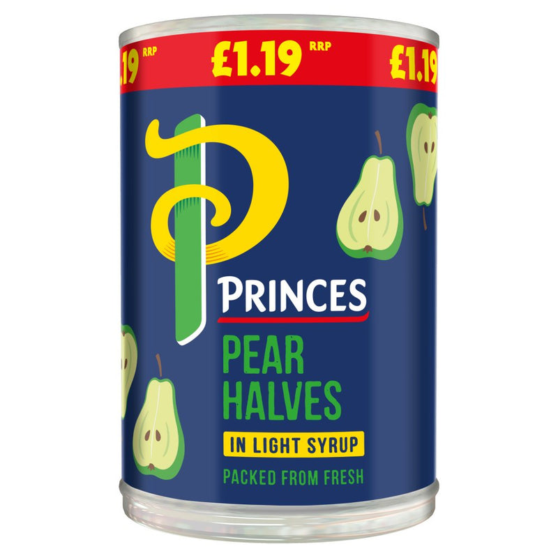 PRINCES PEAR HALVES IN SYRUP