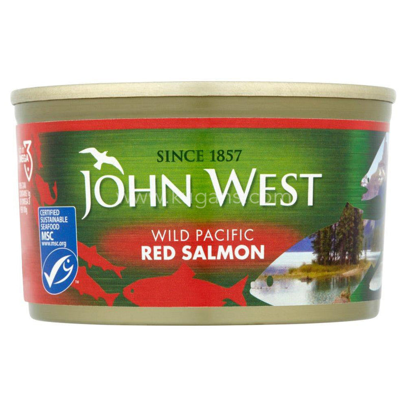 JOHN WEST WILD RED SALMON 213G