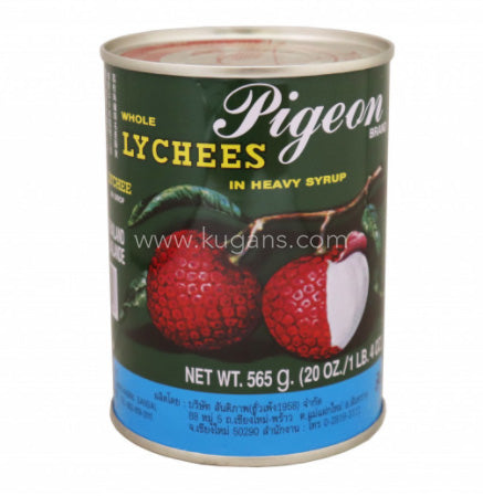 PIGEON CANNED LYCHEE 565ML