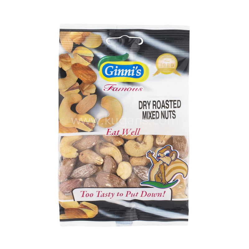 GINNIS DRY ROAST MIX NUTS 50G
