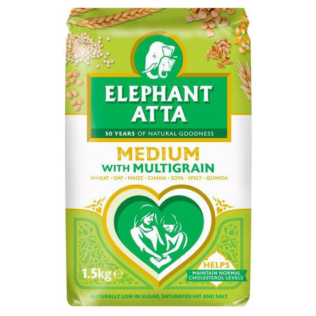 Buy cheap Elephant Atta Multigrain 1.5kg Online