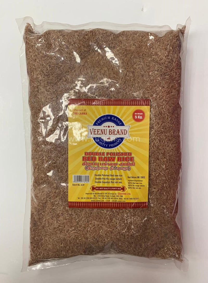 VEENU RED RAW RICE 5KG