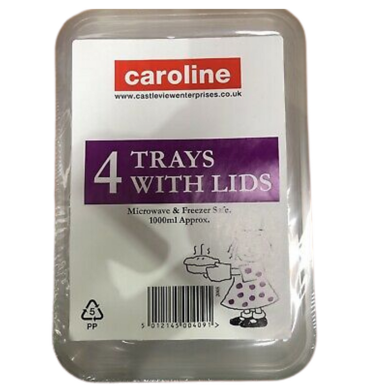Caroline Plastic Container 4s