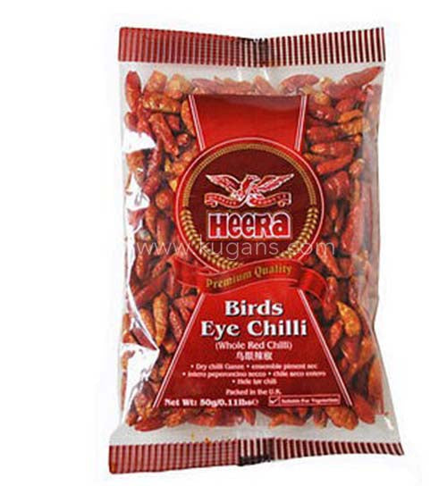 HEERA BIRD EYE CHILLI 50G