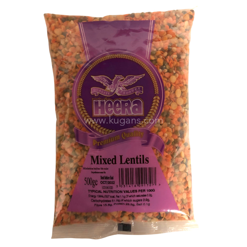 Buy cheap Heera Mixed Lentils 500g Online