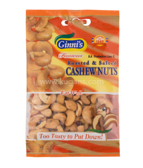 GINNIS ROASTED CASHEW 175G