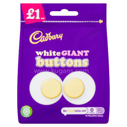 Cadbury White Giant Buttons