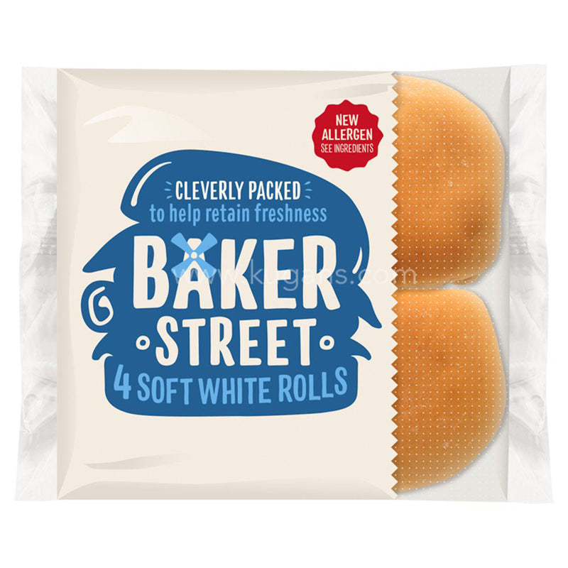 Baker Street Bread Rolls 4s