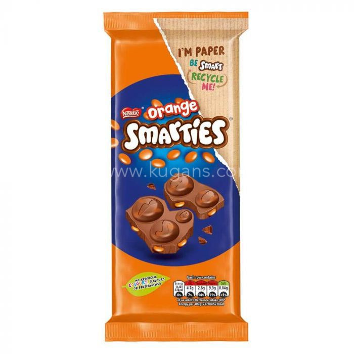 SMARTIES ORANGE BLOCK 90G