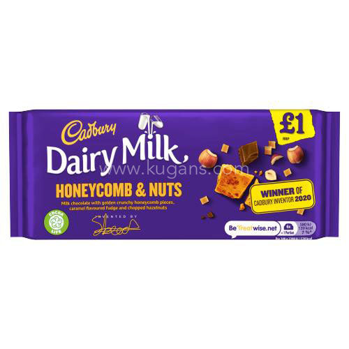 Cadbury Honeycomb & Nuts 105g
