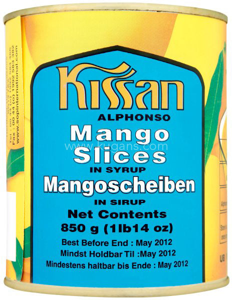 KISSAN MANGO SLICES 850G