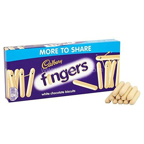 Cadbury Fingers White Cho Bis