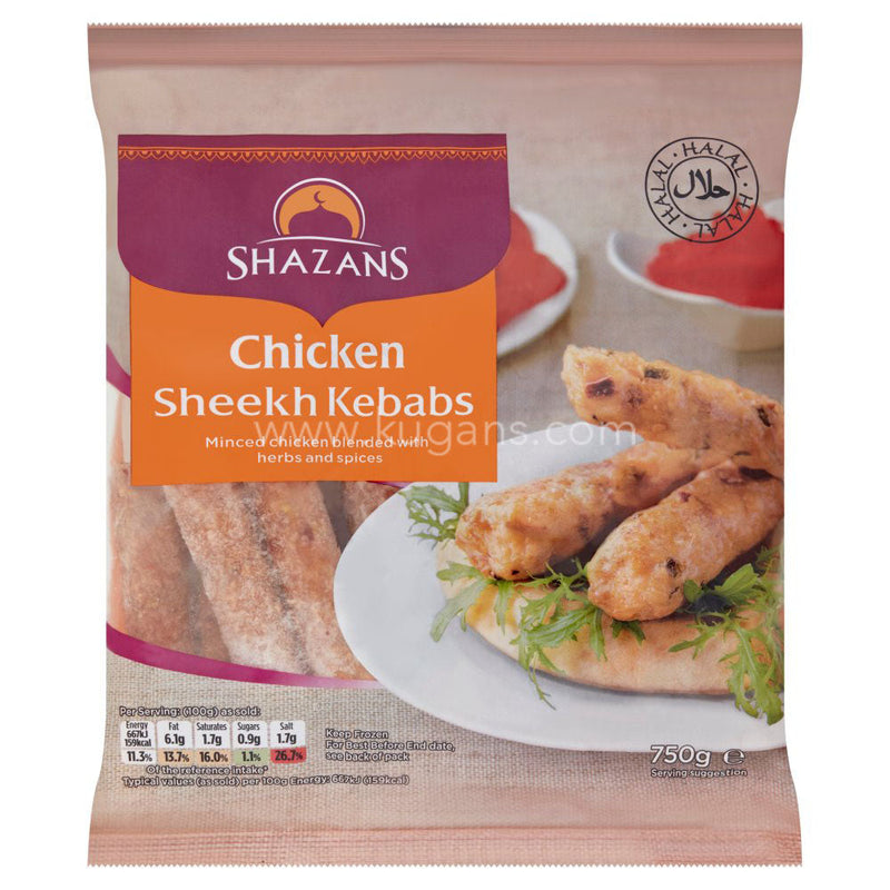 Shazans Chicken Sheekh Kebabs