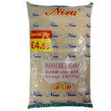 Buy cheap NIRU PONNI RAW RICE 3.6KG Online