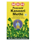 Buy cheap MDH PEACOCK KASOORI METHI 25G Online