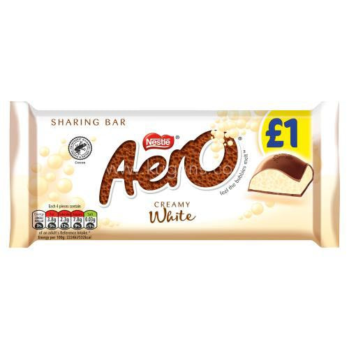 Nestle Aero White Bar 90g