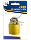 Buy cheap DID GOLDEN IRON PADLOCK 30MM Online