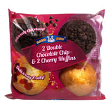 Buy cheap 2 DOUBLE CHOCO CHERRY MUFFINS Online