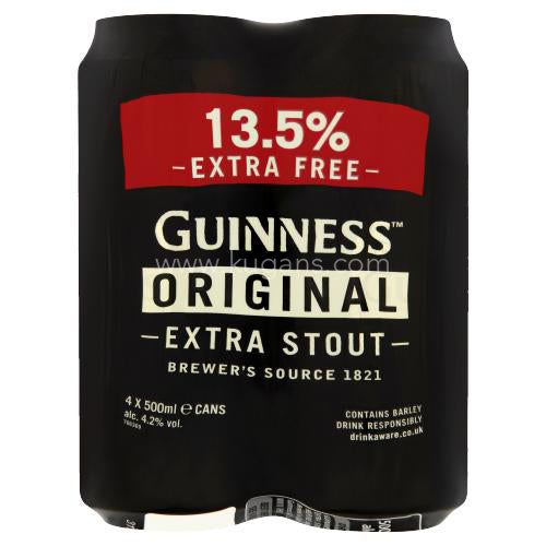 Buy cheap Guinness Original 4x500ml Online