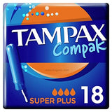 Buy cheap TAMPAX COMPAK SUPER PLUS 18 Online