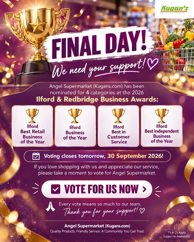 NOMINATE ANGEL SUPERMARKET IN THE ILFORD & REDBRIDGE BUSINESS AWARDS 2026