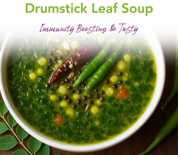 DRUMSTICK LEAF SOUP - IMMUNITY BOOSTING & TASTY