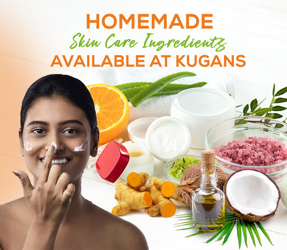 HOMEMADE SKIN CARE INGREDIENTS AVAILABLE AT KUGANS!