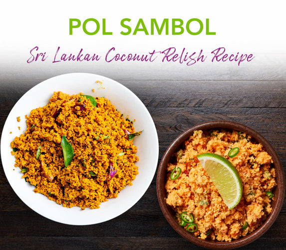 POL SAMBOL - SRI LANKAN COCONUT RELISH RECIPE