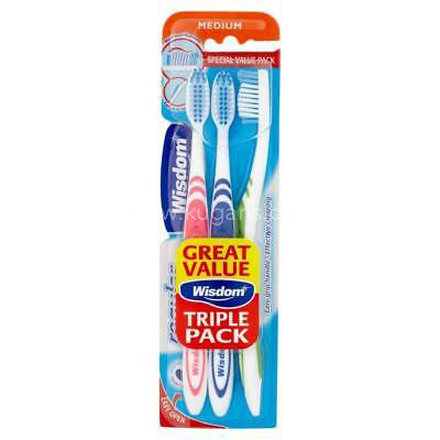 Wisdom Toothbrush Med 3s
