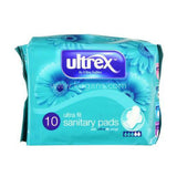Buy cheap Ultrex Sanitary Pads Ultra Fit 10pcs Online
