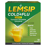 Buy cheap Lemsip Cold & Flu Lemon 10s Online