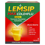 Buy cheap Lemsip Max Lemon Cold & Flu 5pack Online
