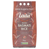 Buy cheap Laila Brown Basmati Rice 5kg Online