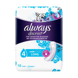 Buy cheap Always Discreet Long Pads 10pcs Online