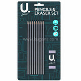 Buy cheap Pencils & Eraser Set 8s Online