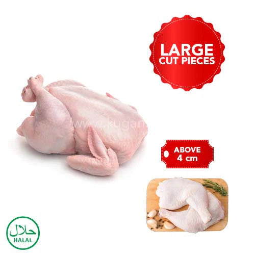 Fresh Whole Chicken Skin On Large