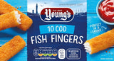 Buy cheap YOUNGS 10 COD FISH FINGERS Online