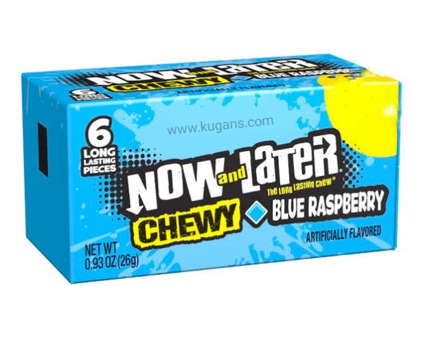 Buy cheap NOW & LATER BLUE RASPBERRY 26G Online