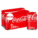 Buy cheap Coca Cola Reg 6pack Cans Online