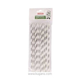 Buy cheap CAROLINE PAPER STRAWS SILVER25 Online