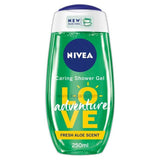 Buy cheap Nivea Love Shower Adven 250ml Online
