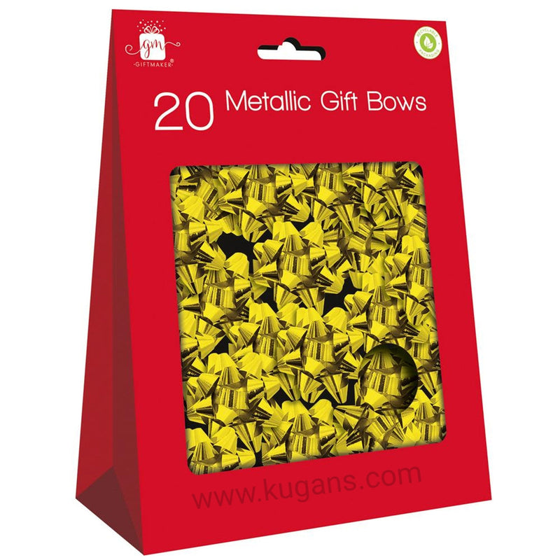 Gm Gold Gift Bows 20s