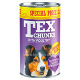 Buy cheap TEX CHUNKS POULTRY 1.2KG Online