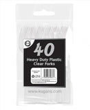Buy cheap DID PLASTIC CLEAR FORKS 40S Online