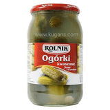 Buy cheap Rolnik Sour Cucumbers 850g Online
