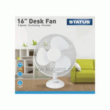 Buy cheap Status16 Inch Desk Fan White Online