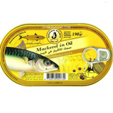 Buy cheap Brivais Vilnis Mackerel Fillets In Oil 190g Online